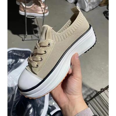 Женские туфли на платформе из парусины, модные, с круглым носком, осенние, для девочек, для активного отдыха, повседневные, для ходьбы, кроссовки, спортивные, для женщин, теннисные, лоферы