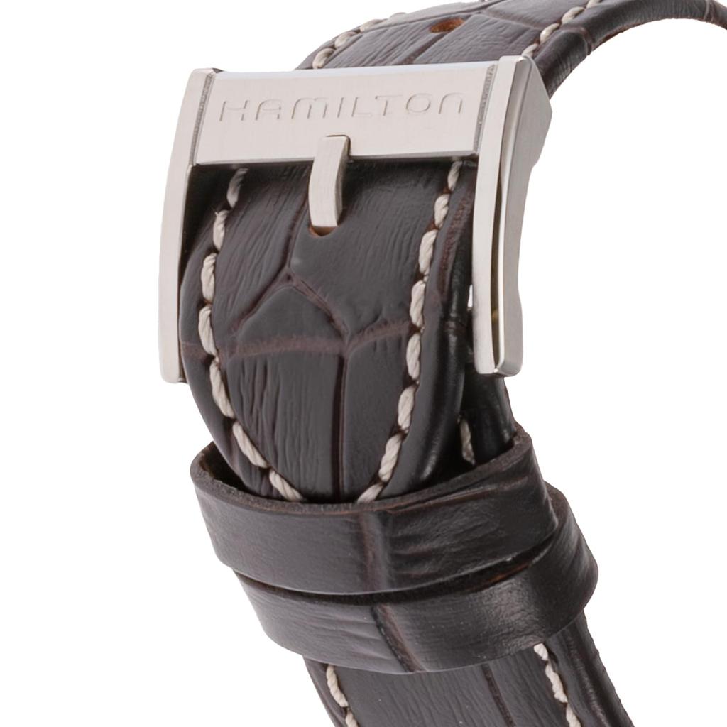 Часы Jazzmaster Auto Chrono с черным циферблатом из нержавеющей стали и сапфировым стеклом, автоматические, 42 мм, швейцарские брендовые часы H32616533 [Hamilton] мужские [Товар]