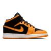 Jordan 1 Mid GS Black Orange Peel White 554725-081