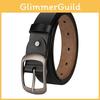 Mens Leather Stylish Waist Belt With Classic Pin Closure Men Fashion Daily Use