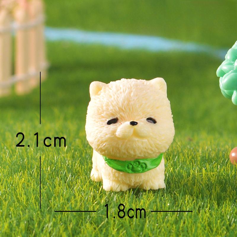 Micro-landscape Cute Mini Dog Samoyed Shih Tzu Handmade Accessory Small Ornaments