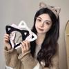 Кошачьи ушки Женская повязка на голову Плюшевая повязка на голову Головной убор для девочек Моющий обруч для волос Аксессуары для волос Головной убор для вечеринки в стиле косплея
