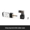 SNS 4V110-06 Pneumatic Solenoid Valve, 2 Position 5 Way, 12V/24V/220V Electric Gas Control