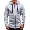 Новый стиль толстовка с капюшоном на молнии куртка мужская однотонная кардиган (1)