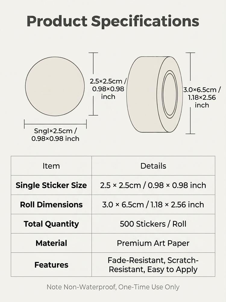 1Roll(500Pcs) Various Cartoon Engineering vehicle Stickers 1 Designs Decals Teacher Reward Labels School Supplies Gift Package