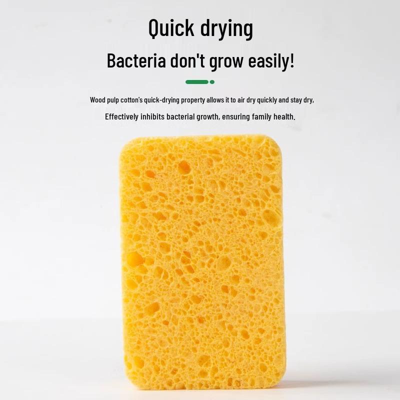 Magic Eraser Wood Pulp Dishcloth & Sponge Set for Kitchen Cleaning