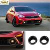 Для Kia Forte - Передняя противотуманная фара, кольцо-рамка, накладка, отделка из углеродного волокна