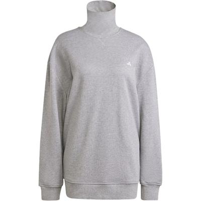 Свитшот Stella McCartney с высоким воротом, женские топы, средне-меланжево-серый IW6336