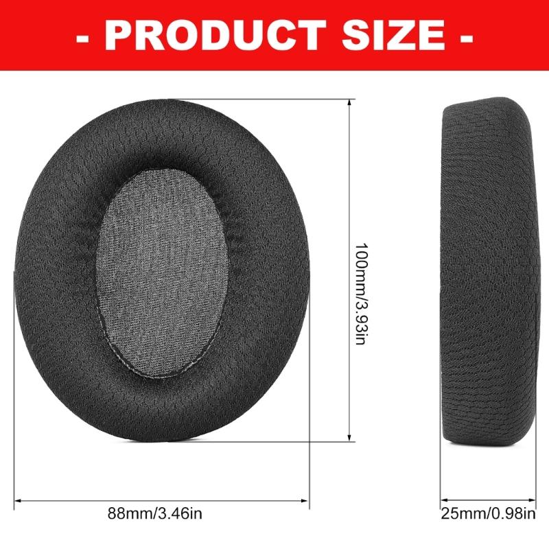 Сменные амбушюры для наушников RPhd601N HD605N HD805n Мягкая сетчатая губка Накладка на ухо Улучшенный комфорт Шумоизоляция