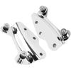 Chrome Motorcycle Detachable Sissy Bar Rack 4 Point Docking Hardware Mounting Kit For Harley Touring Road Glide Road King 09-13