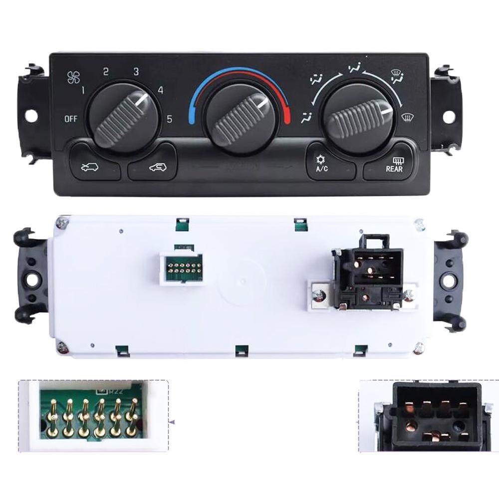 AC Air Condition Climate Control Switch Auto HVAC Control Module For Chevrolet Silverado 1500 1999-2002,15054697
