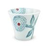 Kunzangama Teacup Made In Light Blue J-kitchens (Hasami Ware), Japan, 130cc, Dahlia,