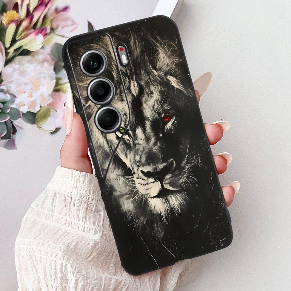 Для Tecno Camon 40 Pro 4G Чехол CM6 Милый Кот Модные Цветы Крутая Расписная Задняя Крышка Для Tecno Camon 40 Pro 4G Чехол для Телефона Funda
