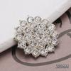 Rhinestone Metal Buttons for Women's Coats & Sweaters - Hand Sewn Fragrance-Style Round Alloy Decorations