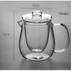 Glass Tea Pot With Glass Tea Infuser Kettle For Tea Water Drinking Large Capacity Drinkware Porable Bottle Teapots