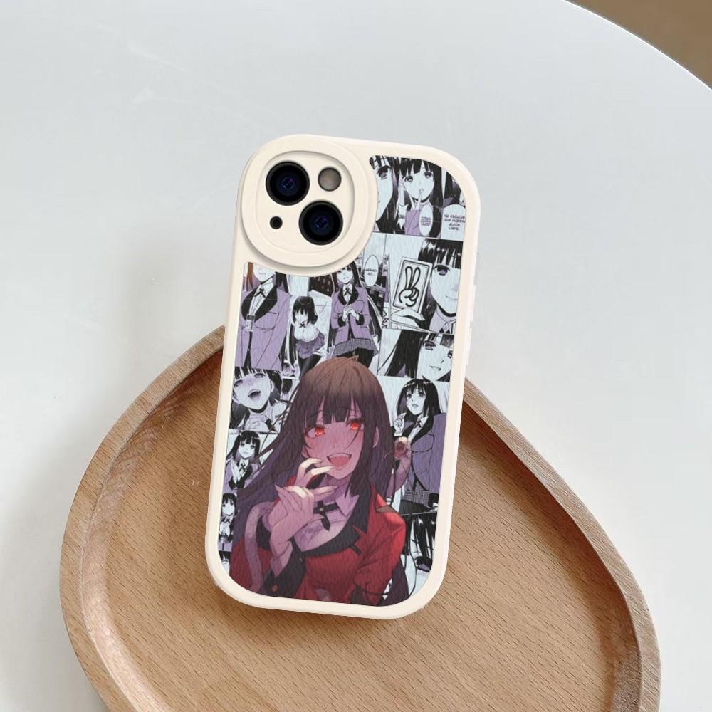 Японское аниме Kakegurui Jabami Yumeko Чехол для телефона Жесткая кожа Для iPhone 16 13 12 Mini 11 14 Pro Max Xs X Xr 7 8 Plus Fundas