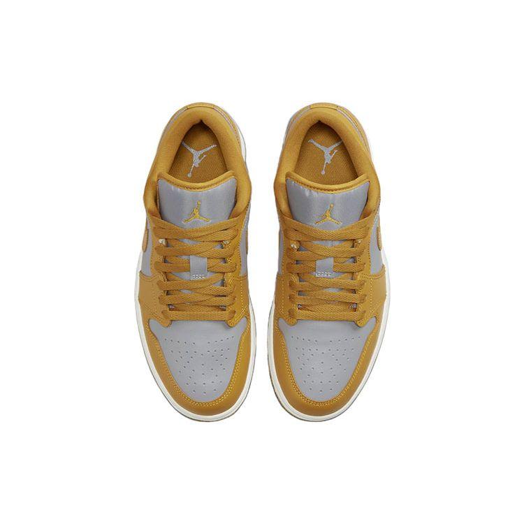 Женские кроссовки Air Jordan 1 Low Chutney Желтый цементно-серый парус DC0774-020