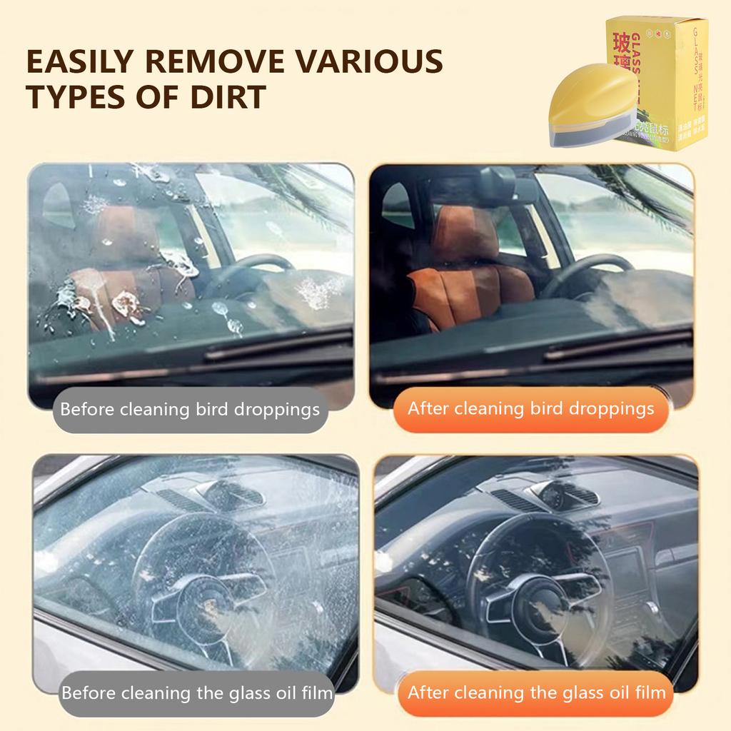 Доска для чистки стекол Щетка для чистки автомобильных стекол Средство для удаления масляной пленки с лобового стекла Покрытие автомобильных стекол Мышь для чистки стекол