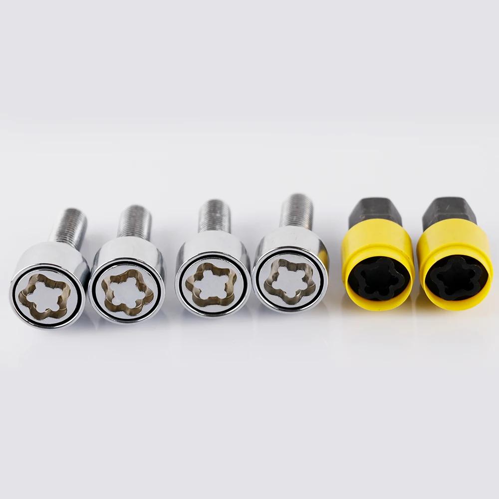jdm Anti-theft Security Steel Wheel Lock Locking Lug Bolts 28mm Shank M12x1.25