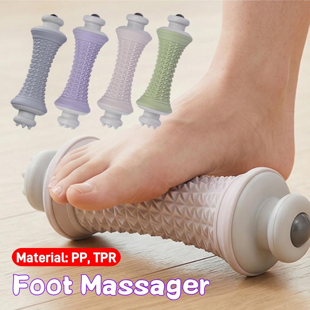 Foot Massage Roller 3 In 1 Non-Slip Yoga Massage Ball Plantar Fascia Roller Muscle Relaxation Care Plastic Manual Foot Massager