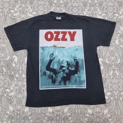 Футболка Оззи Осборна Концерт Ozzfest Слишком интенсивно для маленьких детей