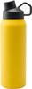 BottHealth Термоизоляция Вода 1 Нержавеющая сталь Вакуум Спорт Прямой 1 Горный спорт Широкая Желтая Бутылка, Литр, 1000мл, Бутылка, SUS304,