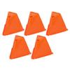 5pcs Football Barrier Training Cones Durable Skate Marker Training Road Cones RollerOrange