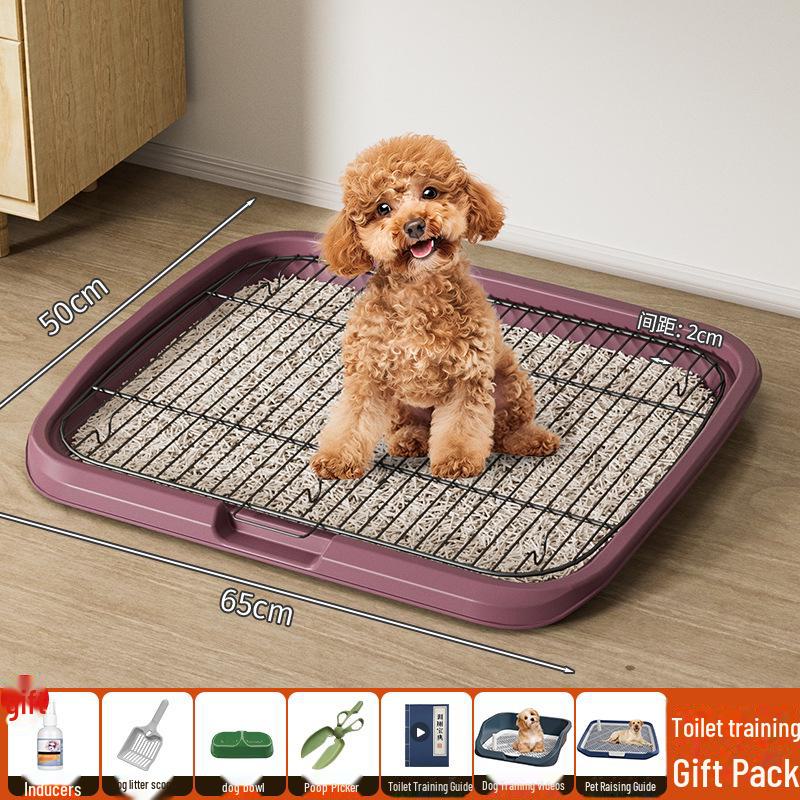 Туалет для домашних собак - чистый табурет-горшок с защитой от наступания для всех размеров