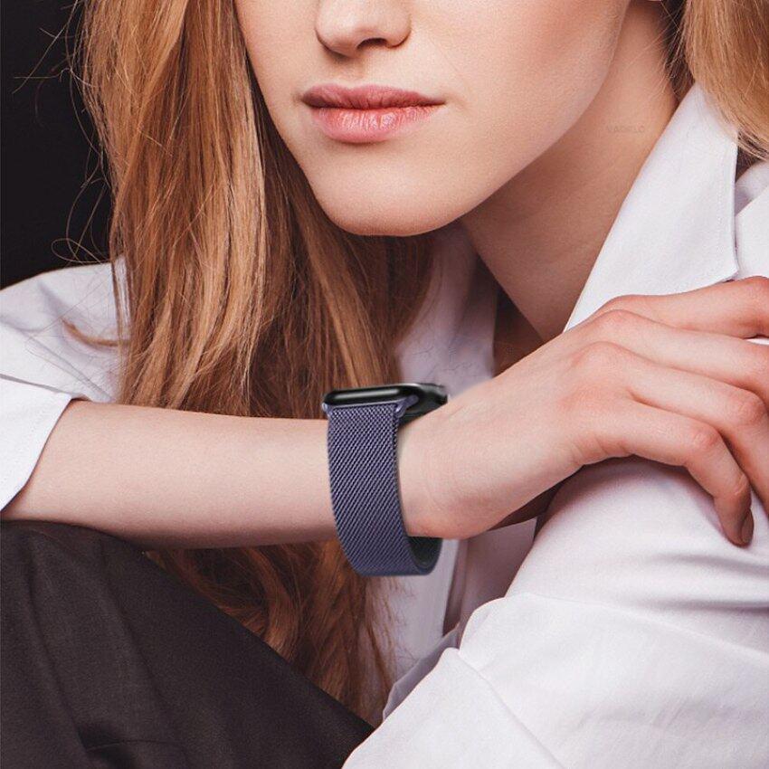 VAORLO Новый металлический ремешок Milan с магнитным градиентом цвета, браслет из нержавеющей стали для iWatch 345, 44 мм, 42 мм, 40 мм, 38 мм