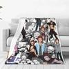 Kirishima Collage Soft Warm Throw Blanket Bnha Boku No Hero Academia Mha Tsuyu Deku Todoroki Toga Bakugou Izuku Midoriya Mina