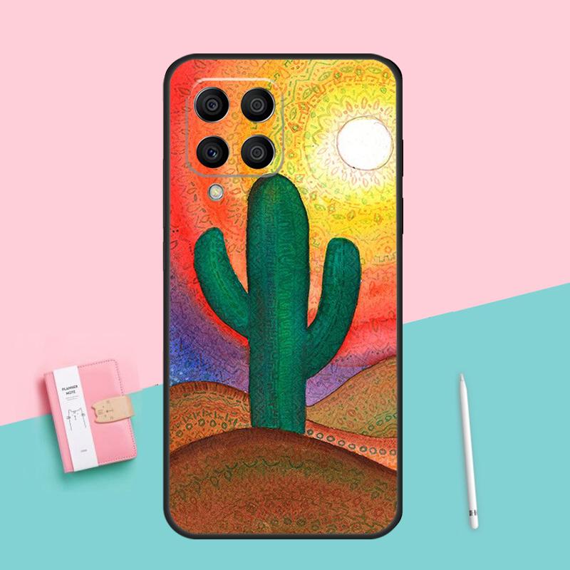 Plant Cactus For Samsung Galaxy M52 M32 M06 M16 M13 M14 M33 M12 M31 M55 M15 M11 M21 M35 M53 M34 M54 Case