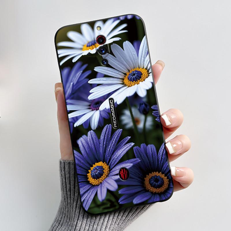 Casing For ZTE Nubia Red Magic 5G 5S RedMagic 5G Black Matte Cover Aesthetic Luxury Cute Cool Boy Girls Shockproof Soft TPU Case