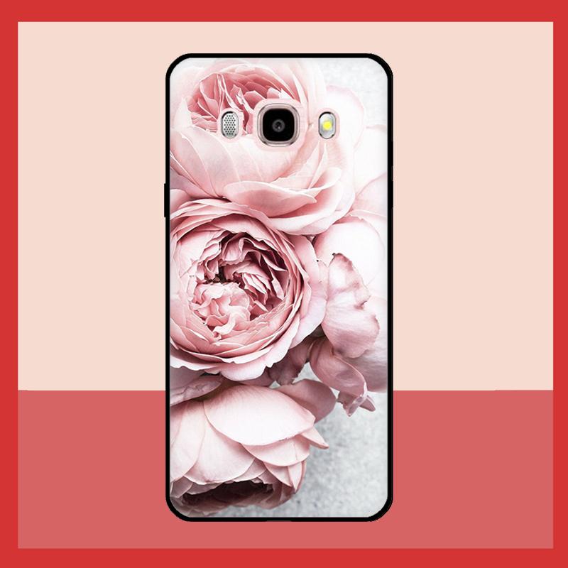 Элегантный чехол с цветком пиона розово-фиолетового цвета для Samsung Galaxy J3 J5 J7 2017 A3 A5 J1 2016 A7 A9 J8 A6 A8 J4 J6 Plus 2018 Coque