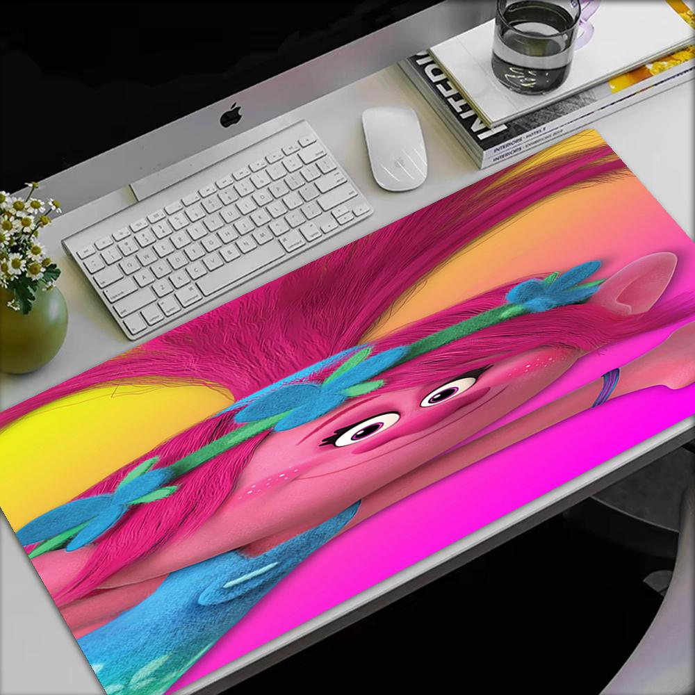 Trolls Theme Mouse Pad, Non Slip Rubber Base, Multifunctional Office & Home Decor, Perfect for Workspace Personalization.