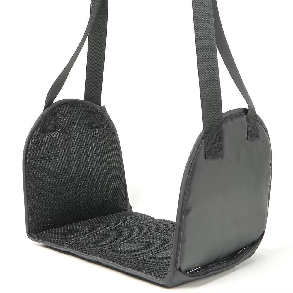 Removable Pad Outdoor Foot Hammock Comfortable Adjustable Strap Portable Footrest Flannel Mesh Leg Comfort Mat Car Essential