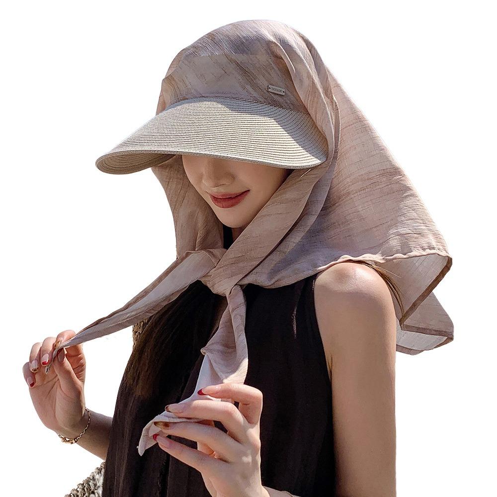 Neck Protection Sun Hat UV Protection Baseball Cap Korean American Style Headscarf Hat