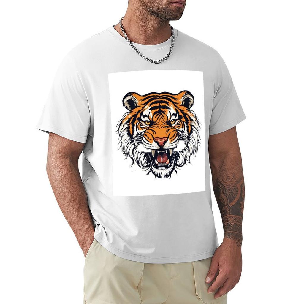 Tiger TShirt Large Size Breathable Tee
