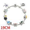 Popular anime accessory bracelet with skull, Luffy DIY charm bracelet