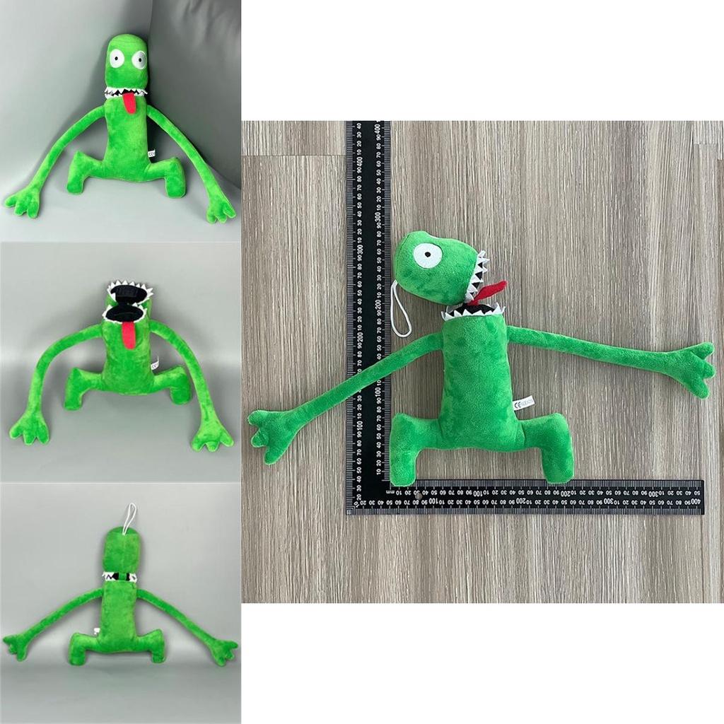 Rainbow Friends Roblox2 Frog Plush Toy Green Long Arms And Short Plush Fur