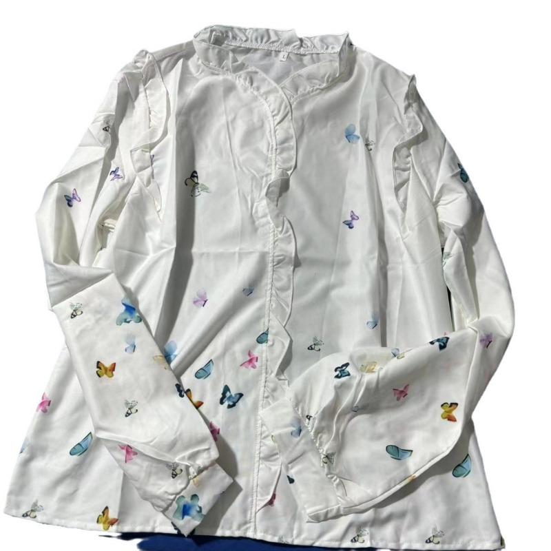 Элегантный и милый женский топ с принтом Commuter