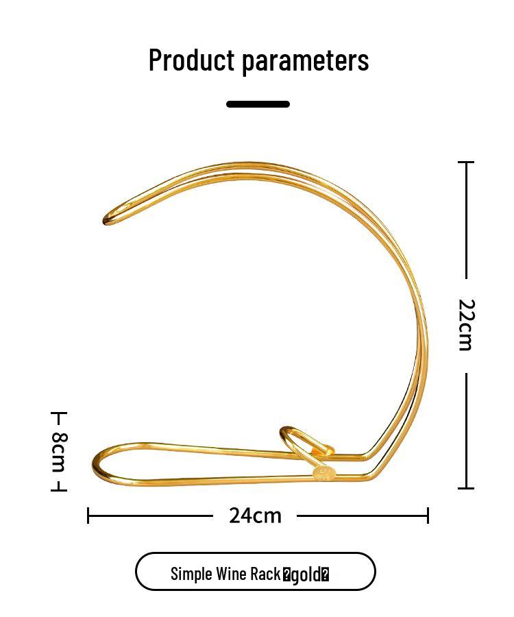 Luxury Red Wine Holder: Elegant Slanted Display Rack for Bottles