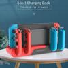 Зарядная база с переключателем OLED, джойкон, левая и правая маленькая ручка, зарядное устройство, зарядное устройство с ручкой NS, зарядное устройство