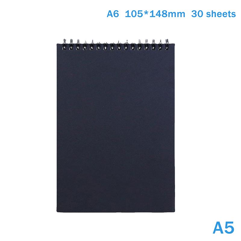 Sketch Book Spiral Bound 30 Sheets Acid Free Drawing Paper A4 A5 A6 8K 16K for Kids Students Artists