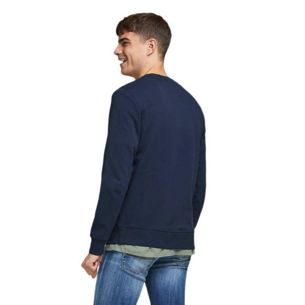 Jack & Jones Basic Crew Neck Sweatshirt 50% cotton 50% polyester marine