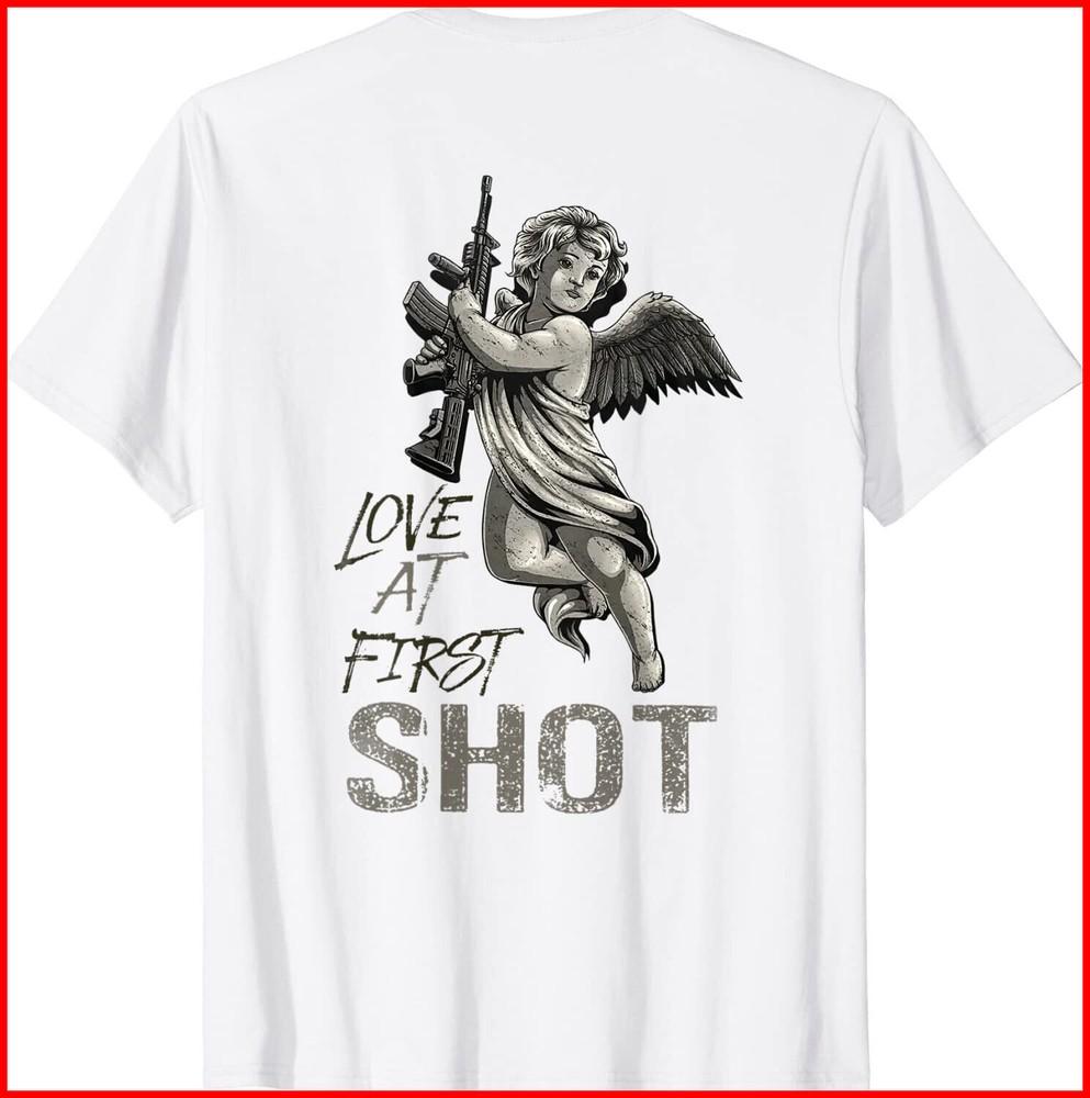 Love At First Shot Angel White T-Shirt Unisex T-Shirt