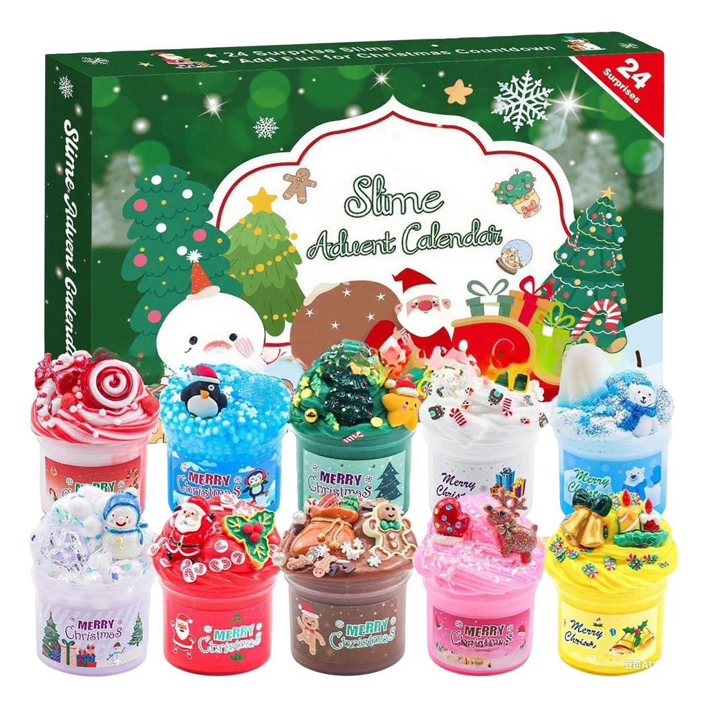 Christmas Gifts, Slime Christmas Countdown Calendar