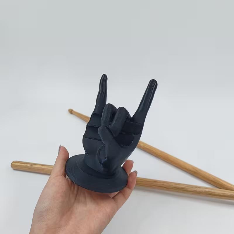 Креативная подставка для барабанных палочек в виде камня, стойка для выкладки барабанных палочек, стойка-держатель для палочек, домашнее украшение, забавный подарок для барабанщика