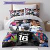 Fermin Lopez Pattern Bedding Home Decoration Birthday Gift ( 1 duvet cover + 2 pillowcase, without core),fan merchandise.