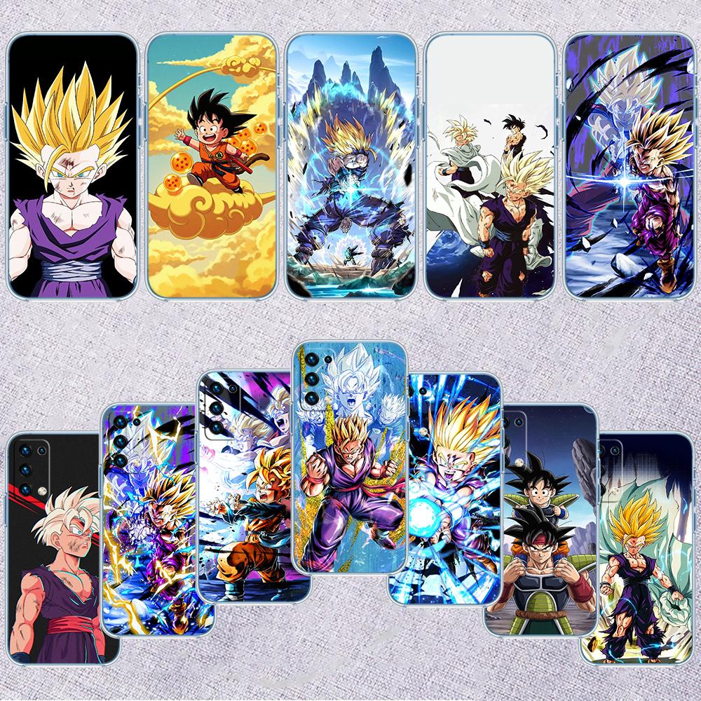 Dragon Ball Gohan Transparent Phone Case for Samsung Galaxy A04 A04S A14 A23 A34 A54 M23 M33 M52 M53