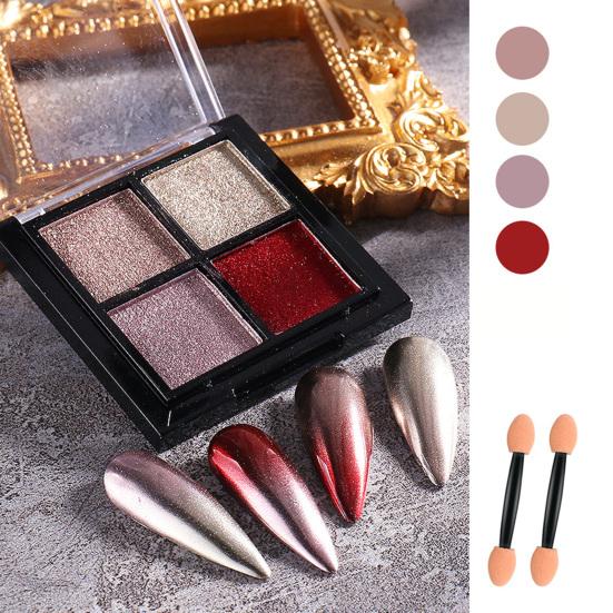 Yousheng Nail Art Powder Glitter Долговечный цветной хромированный зеркальный пигмент для ногтей Украшения DIY Пудра для макияжа